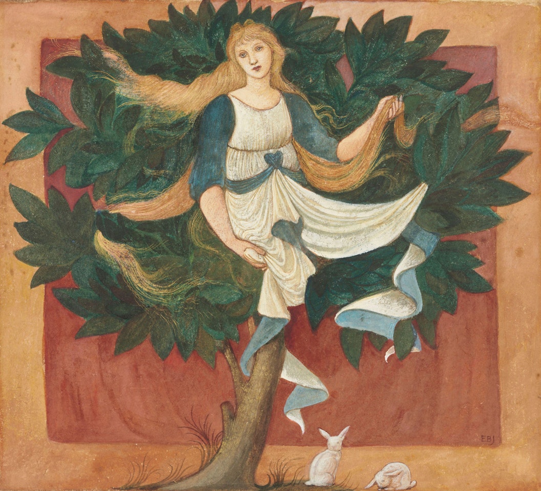The Wood-Nymph by Edward Coley Burne-Jones