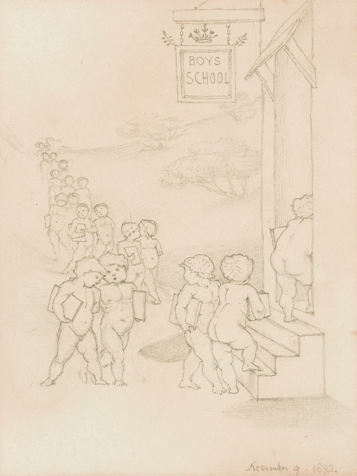 The Boys' School by Edward Coley Burne-Jones