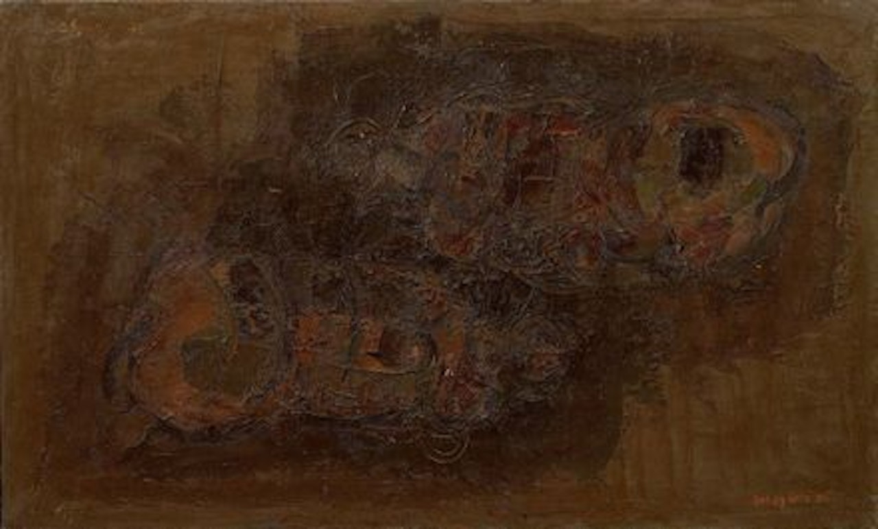 Studio per spiaggia n. 7 (Bagnanti) by Ennio Morlotti