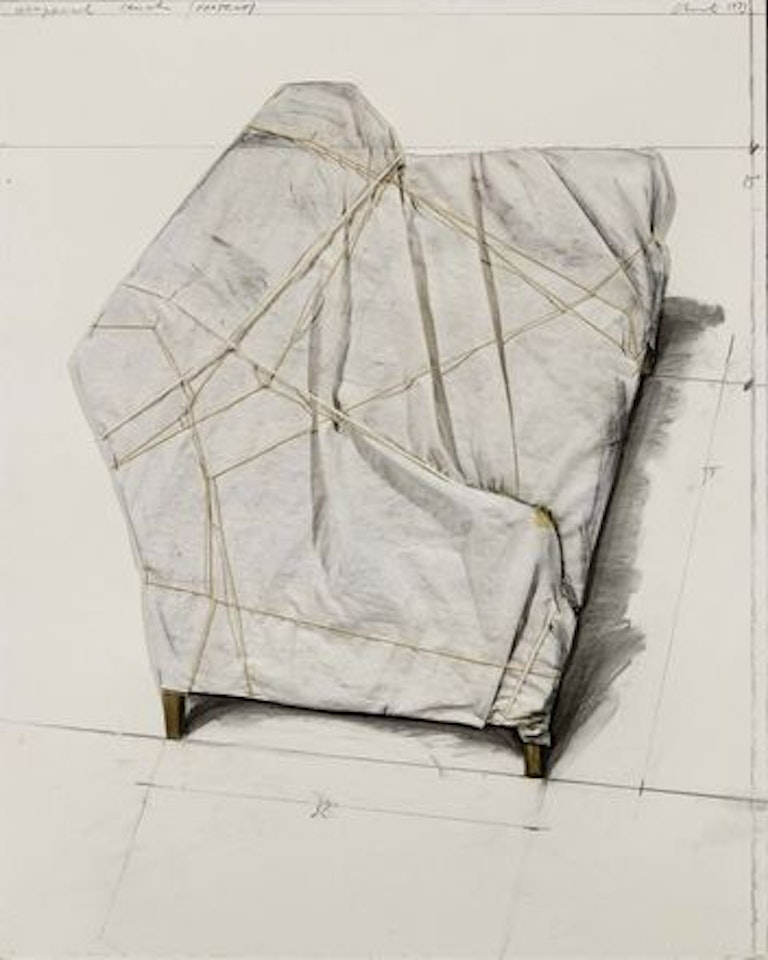 Wrapped Couch (Project) by Christo