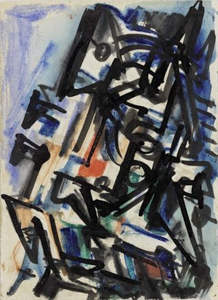 Studio per una cattedrale di macchine by Emilio Vedova
