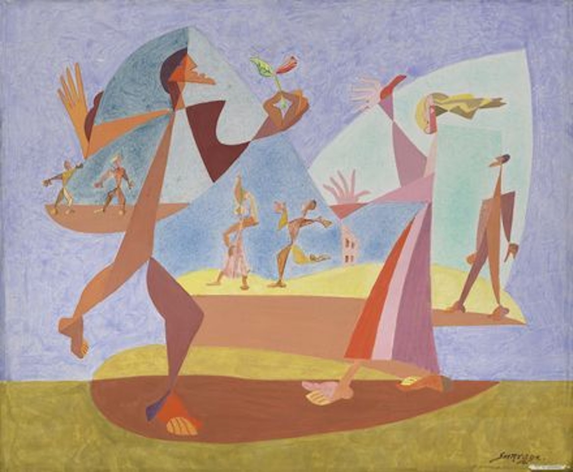 La rencontre by Leopold Survage