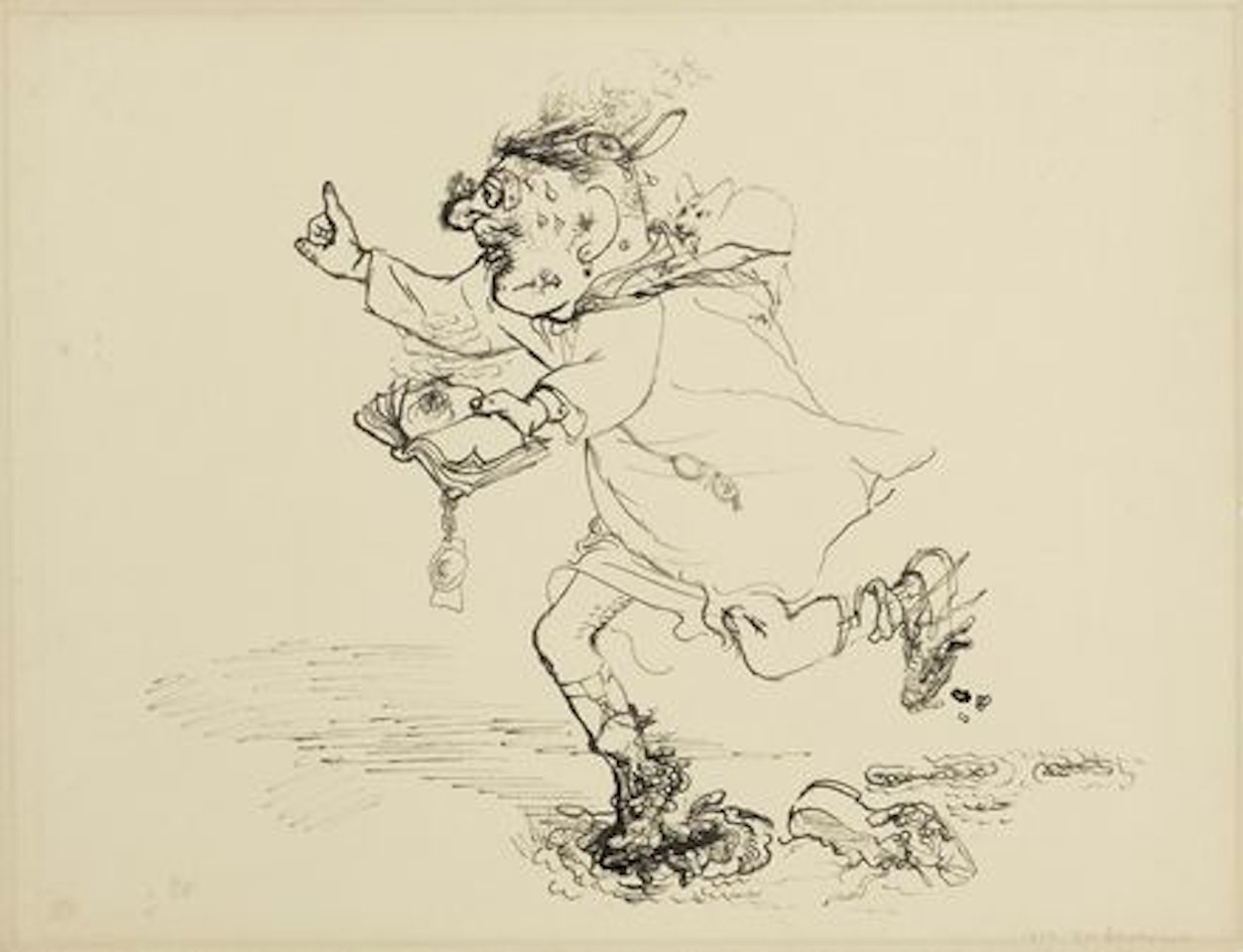 Il messaggero by George Grosz