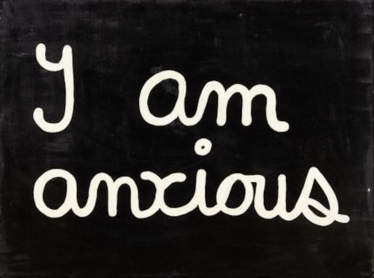 I am anxious by Ben Vautier