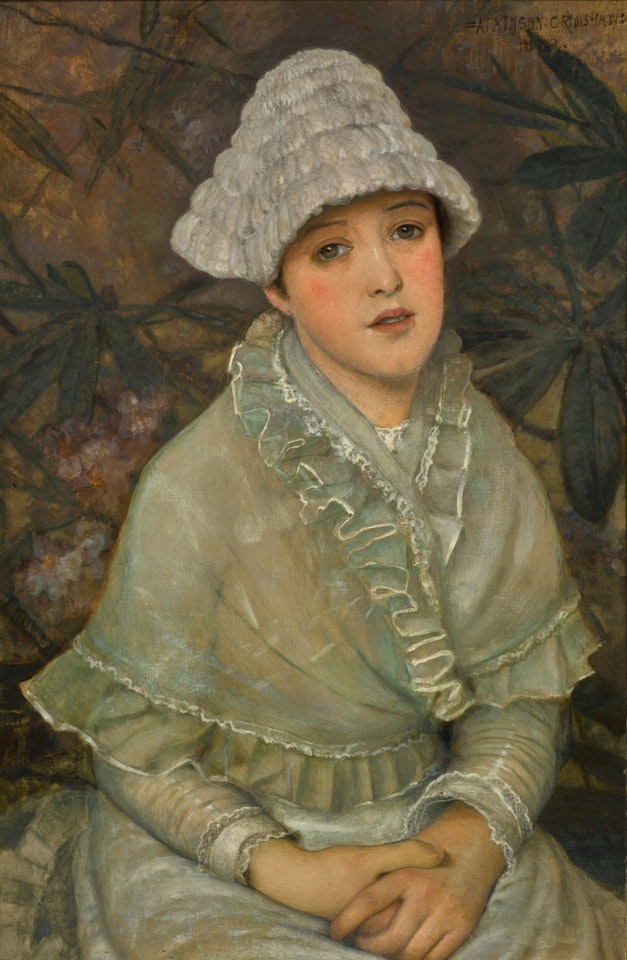 MY WEE WHITE ROSE by John Atkinson Grimshaw