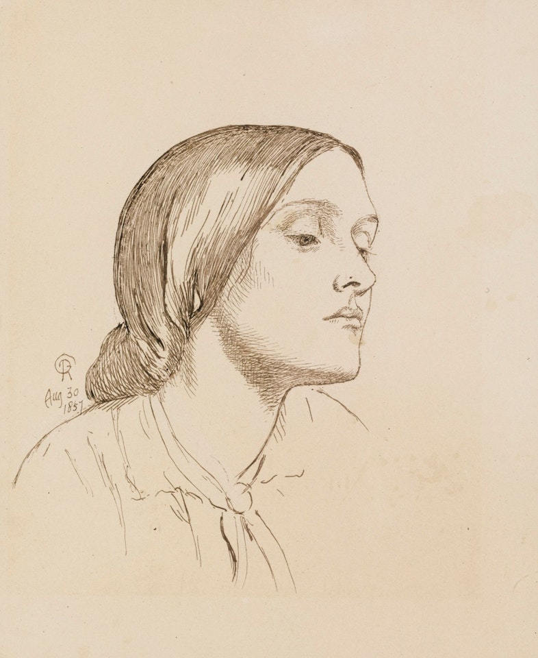 PORTRAIT OF MARIA HUNGERFORD POLLEN by Dante Gabriel Rossetti