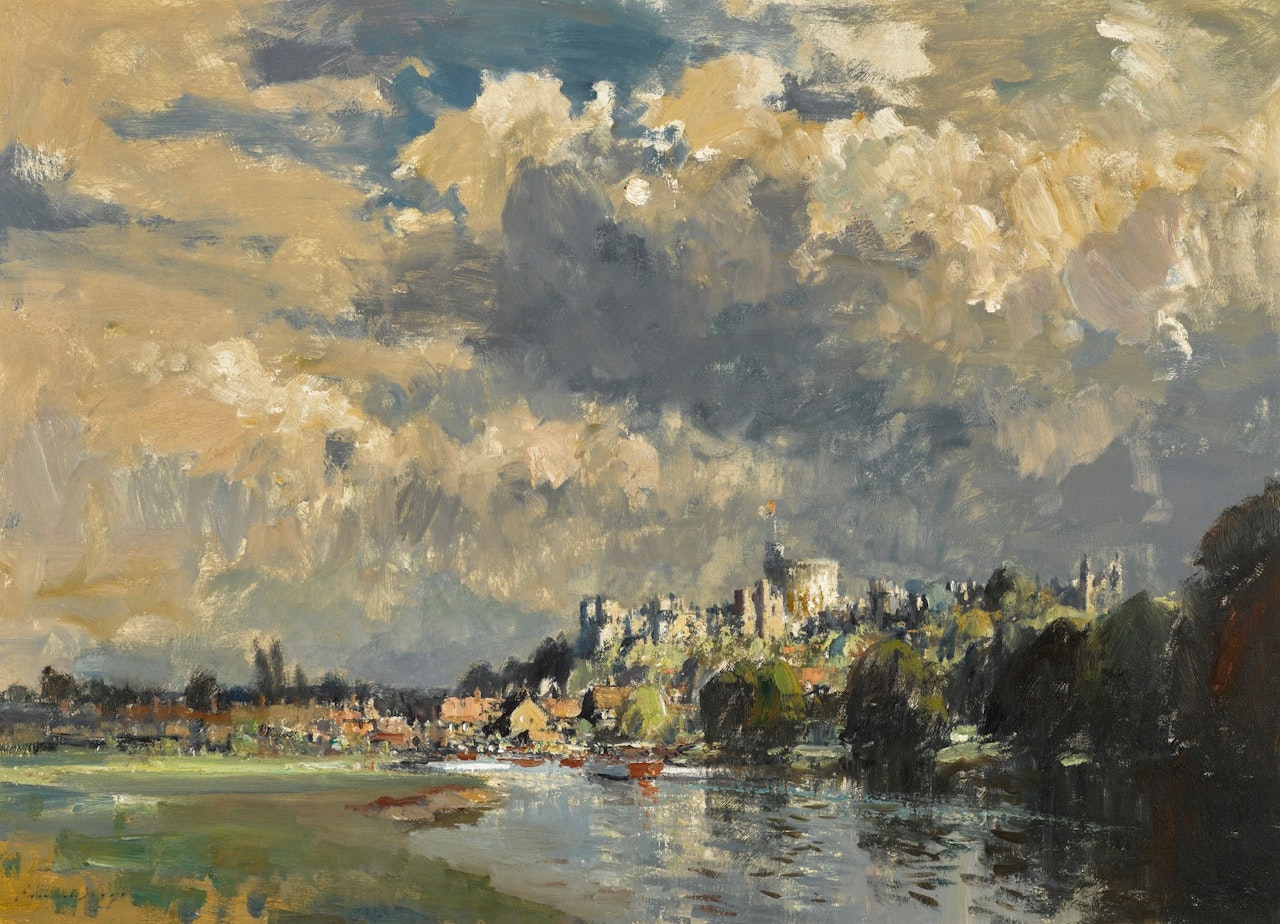SUNLIGHT AFTER STORM, WINDSOR by Edward Seago