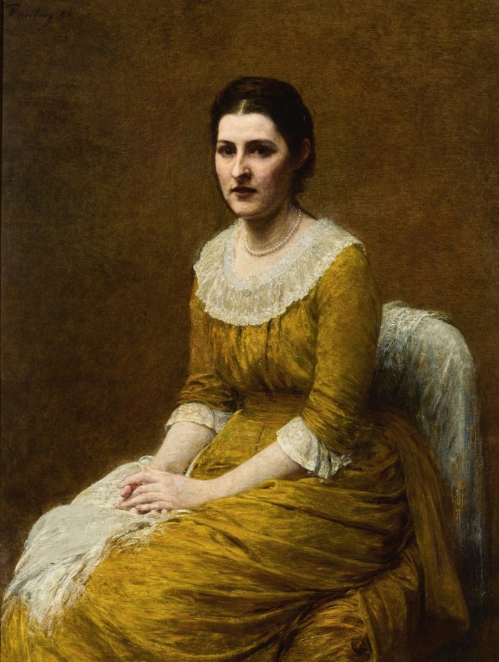 MISS SARAH BUDGETT by Henri Fantin-Latour