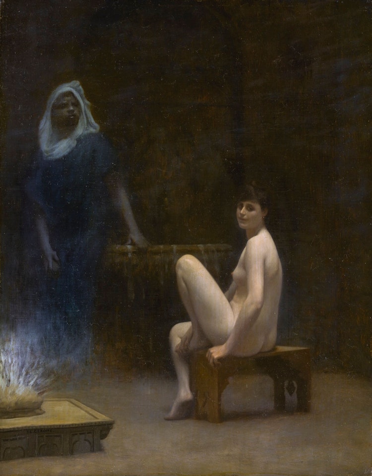 AFTER THE BATH by Jean Léon Gérome