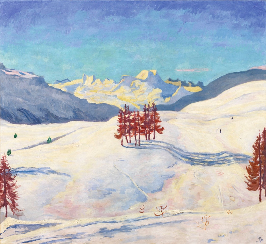 WINTER BEI ST. MORITZ by Giovanni Giacometti