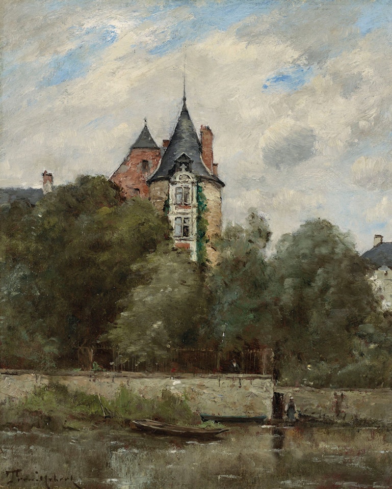 Le château de Romorantin, actuelle sous-préfecture by Paul Désiré Trouillebert