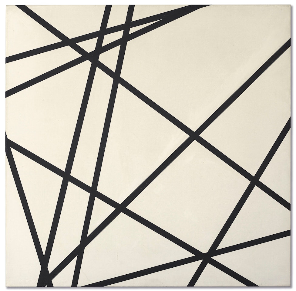 10 lignes au hasard by Francois Morellet