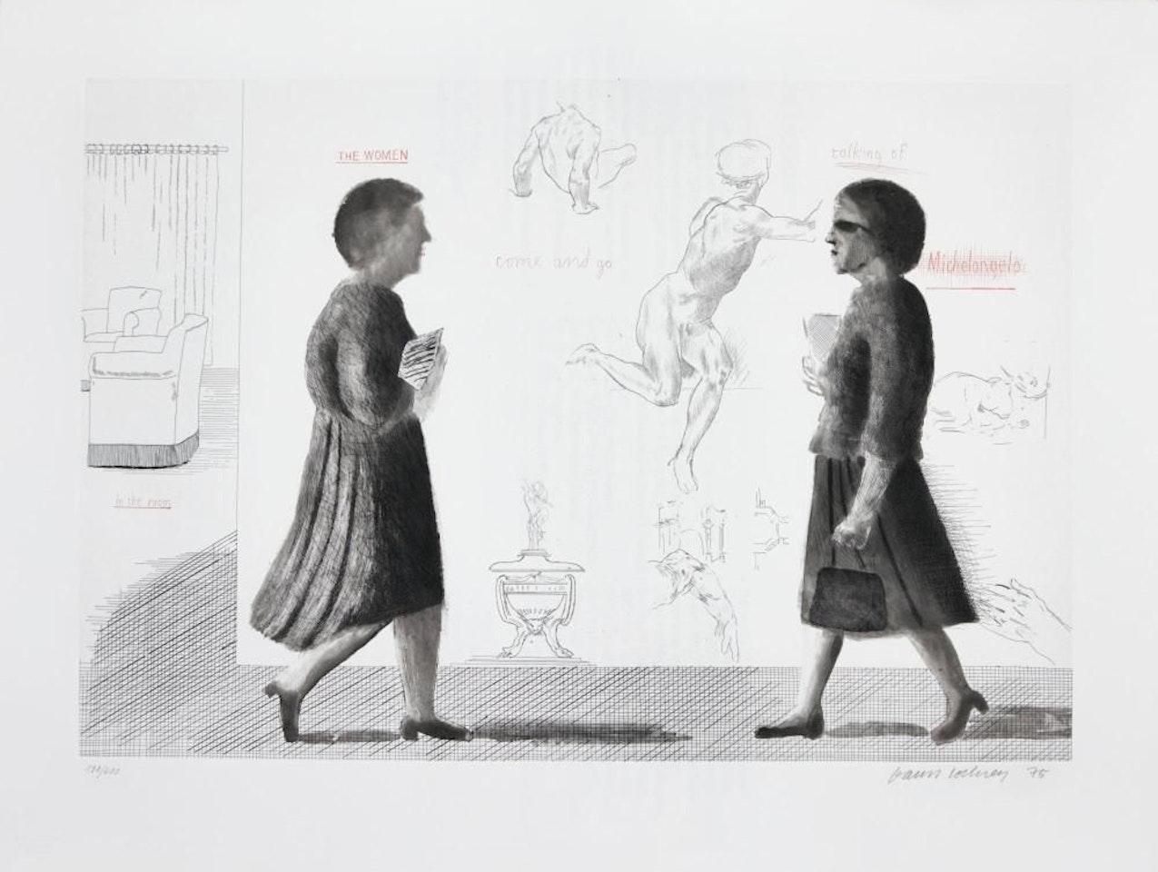 Homage to Michelangelo (Scottish Arts Council 173; Museum of Contemporary Art Tokyo 162) by David Hockney
