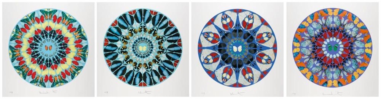 Psalm: Dixit Insipiens; Psalm: Ad te Domine, Levavi; Psalm: Deus, Deus Meus; and Psalm: Domino Confide by Damien Hirst