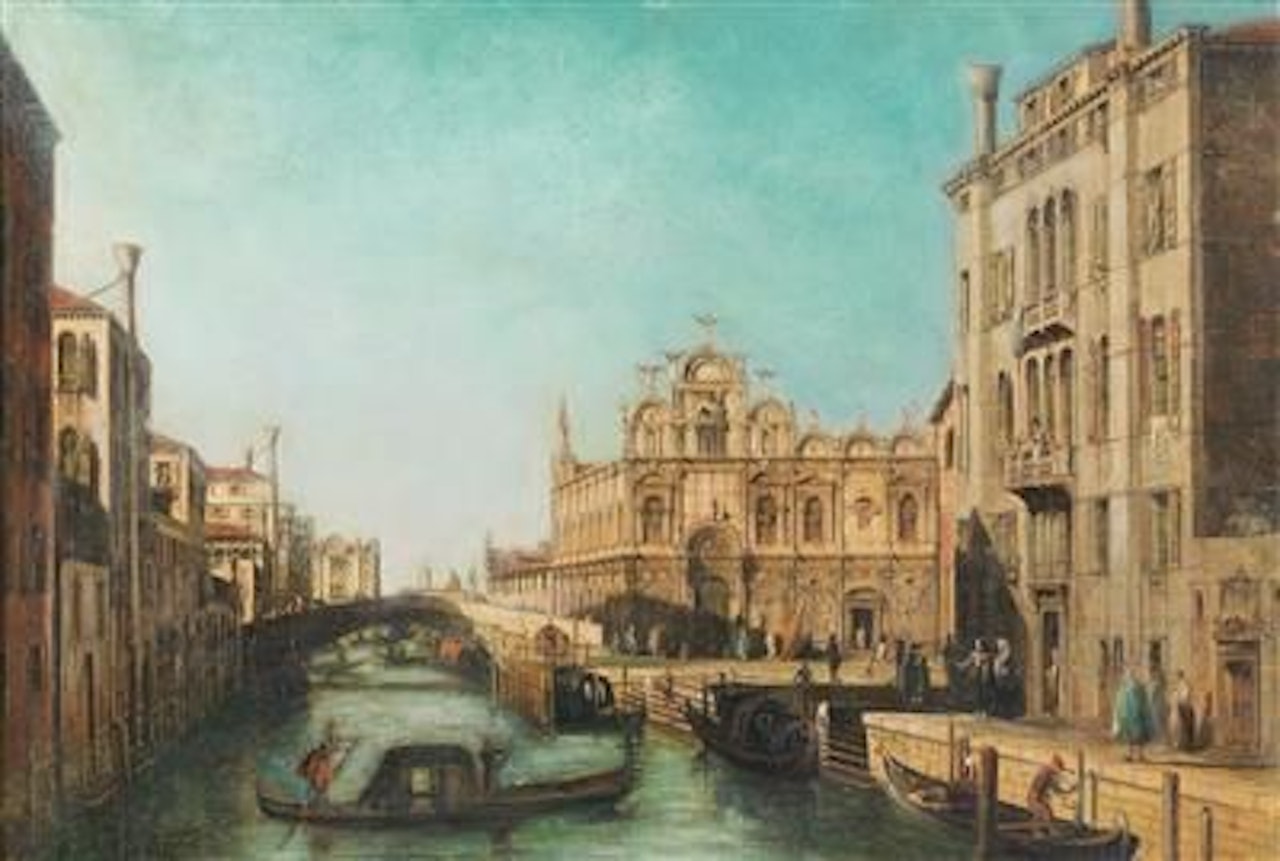Venetian Scene by Francesco Zanin