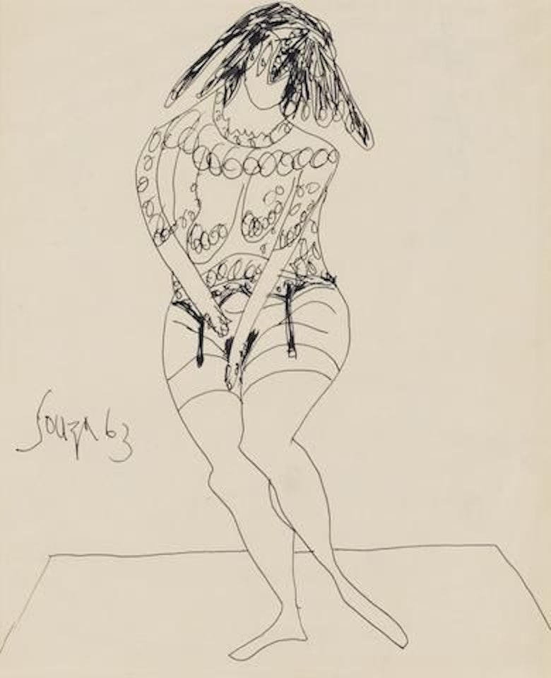 Undressing by Francis Newton Souza