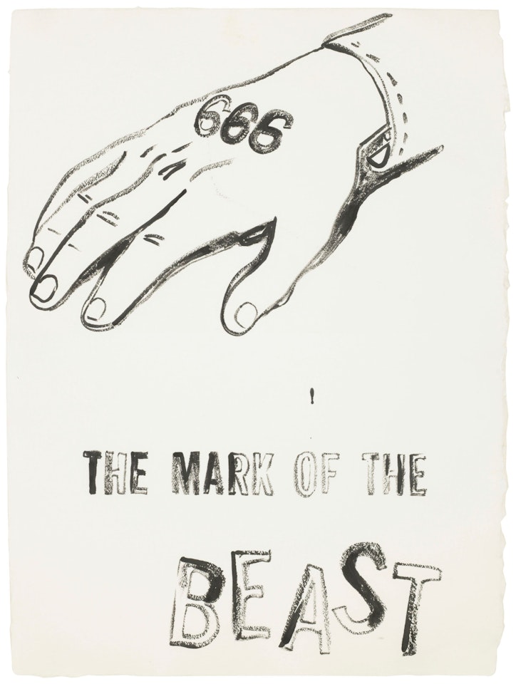 The Mark of the Beast by Andy Warhol