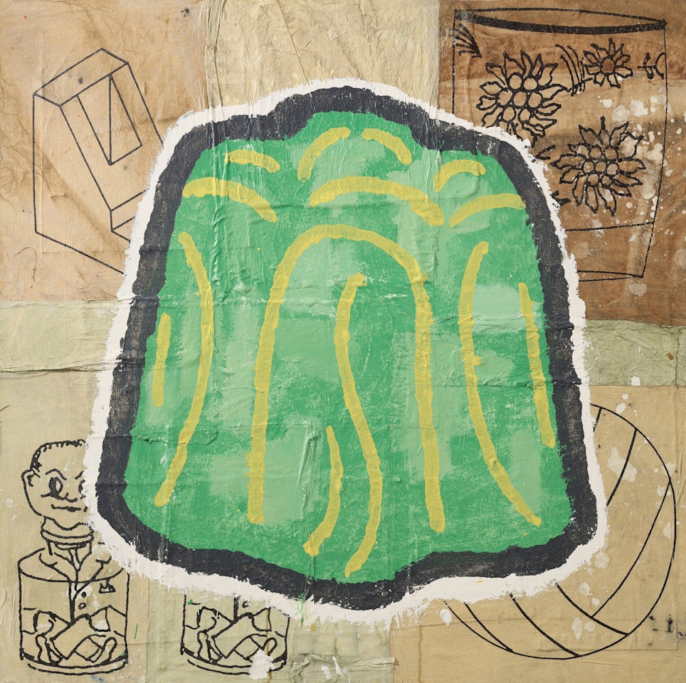 Still Life (Green) by Donald Baechler