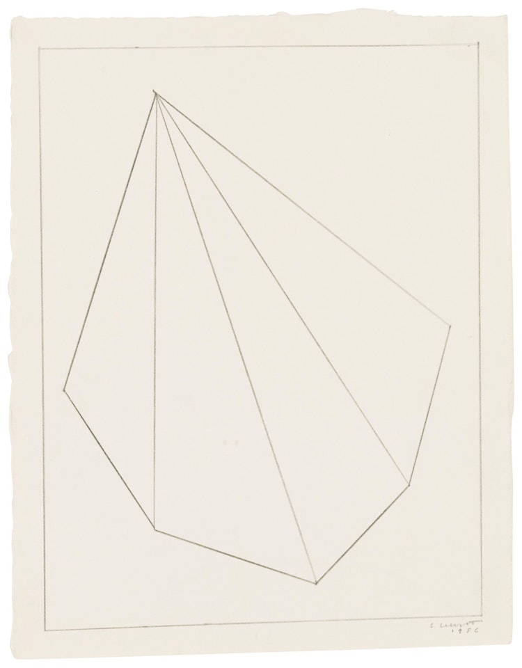 Asymmetrical Pyramid by Sol LeWitt
