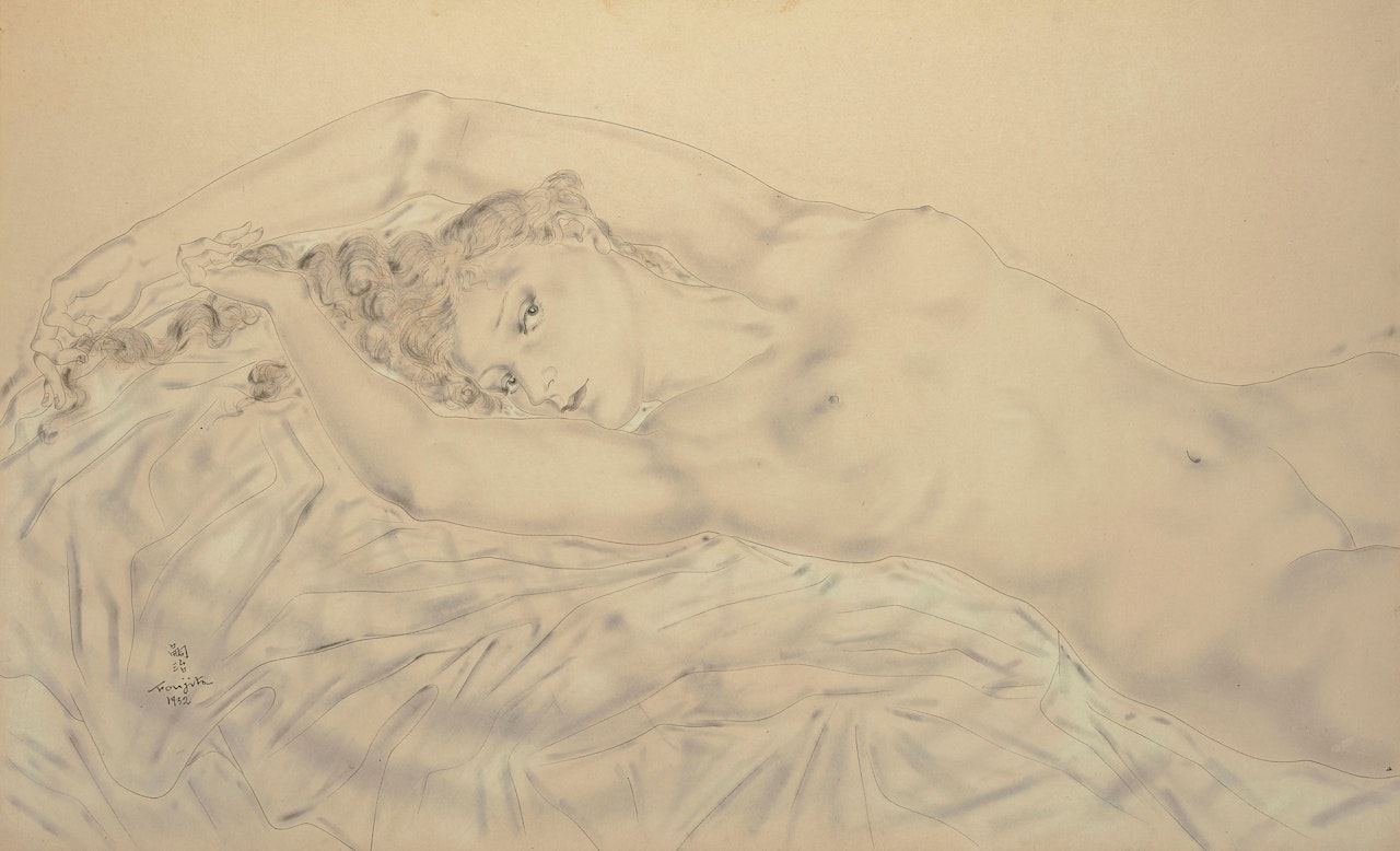 Nu allongé, Madeleine by Leonard Tsuguharu Foujita