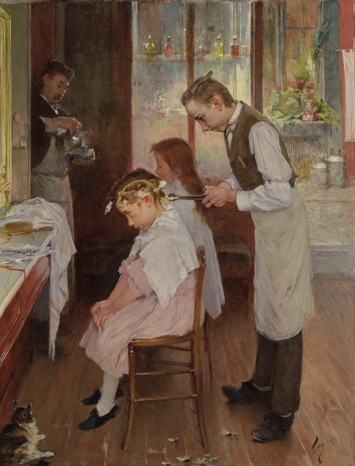 La Veille des prix by Henry Jules Jean Geoffroy