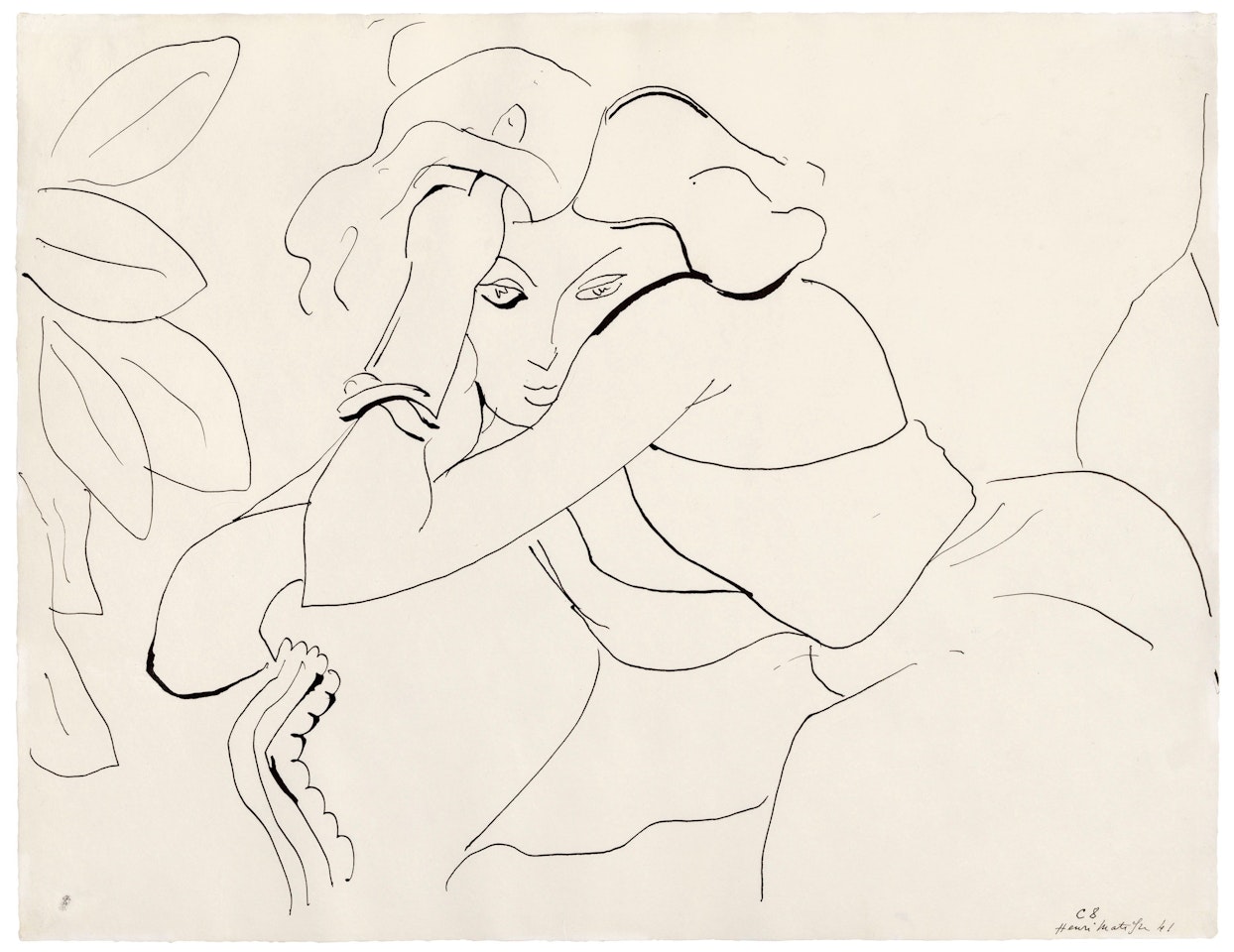Théme C Variation 8 by Henri Matisse