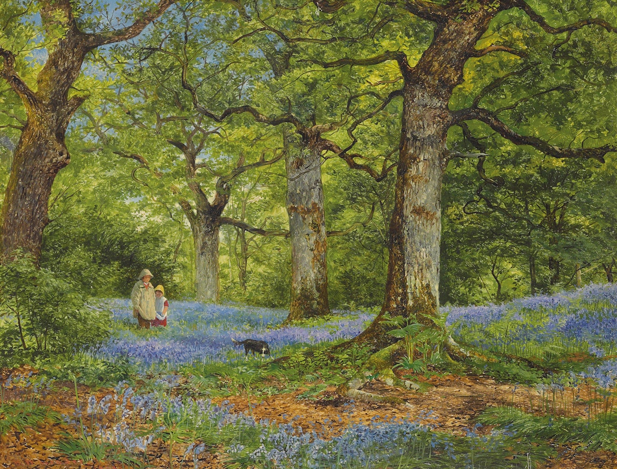 Blue Bells by Benjamin Williams Leader