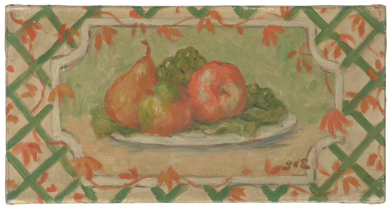 Natures mortes aux fruits, deux panneaux de porte by Georges d’Espagnat