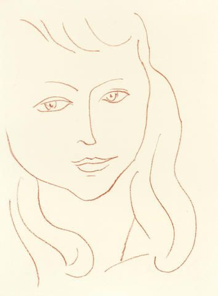 Two plates, from 'Visages - Quartorze Lithographies' by Henri Matisse
