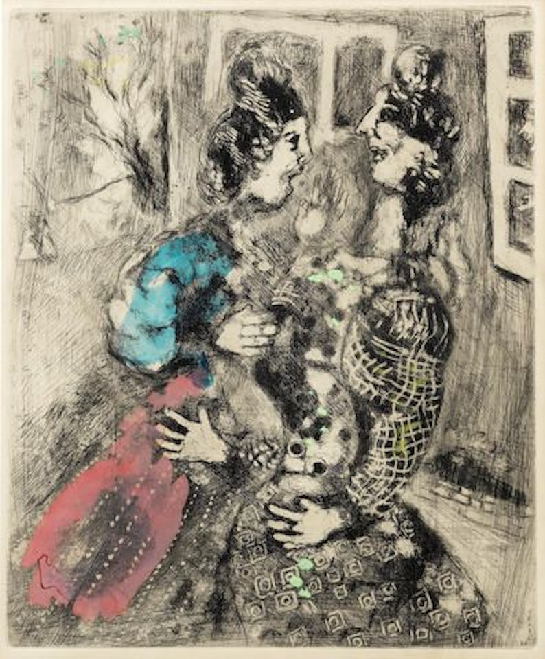 One plate, from Fables by Marc Chagall