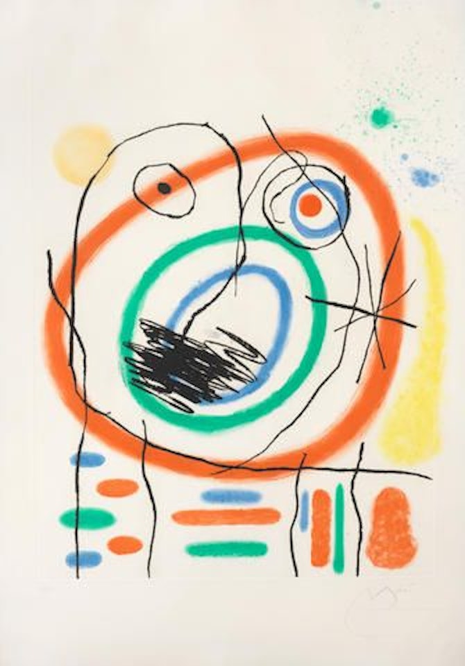 Prophète Encerclé by Joan Miró