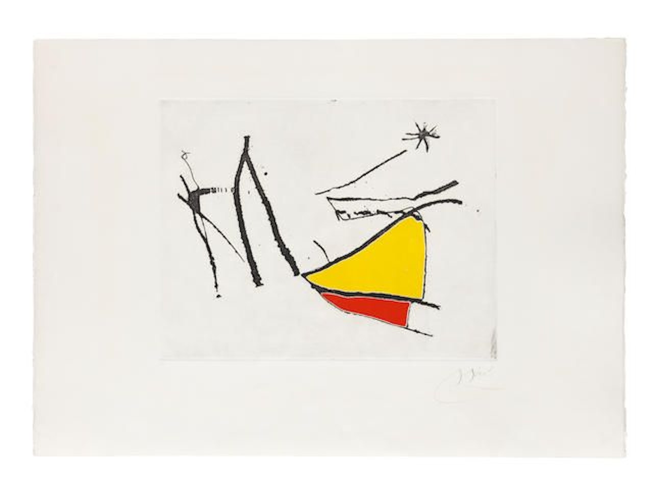 Plate 28, from Cantic del Sol by Joan Miró