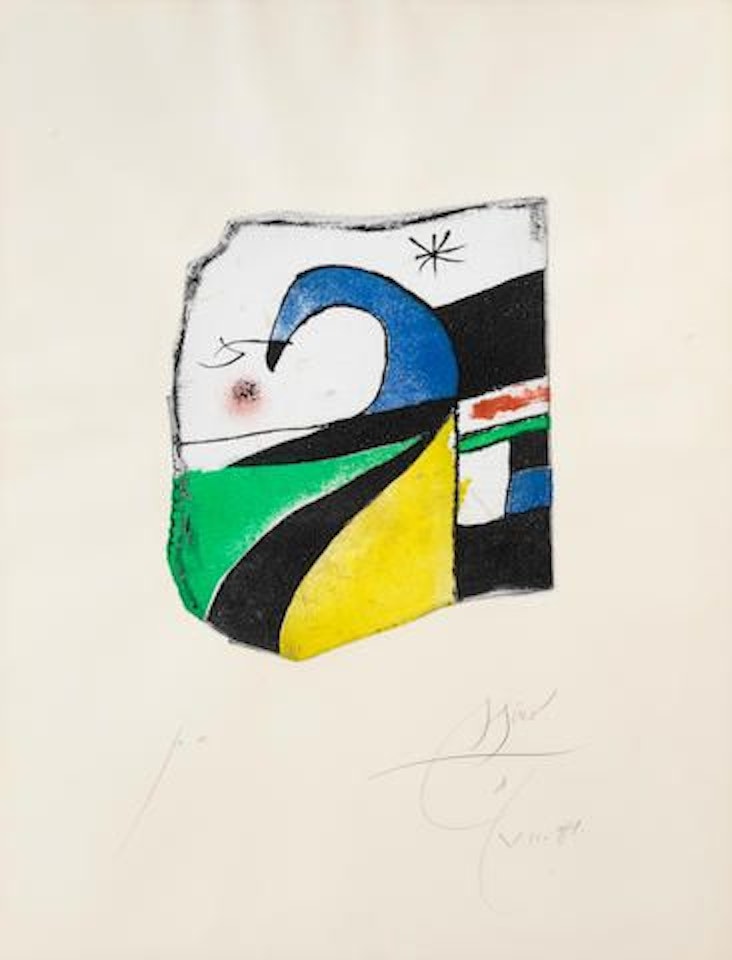 Gaudi X by Joan Miró