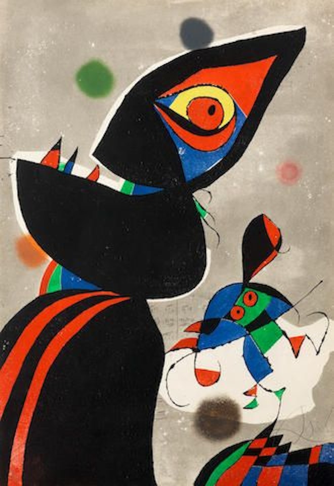 Gaudi XVII by Joan Miró