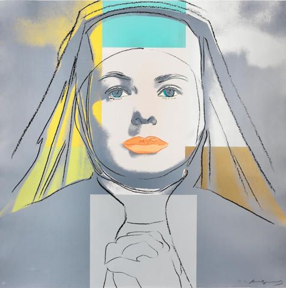 The Nun, from Ingrid Bergman by Andy Warhol