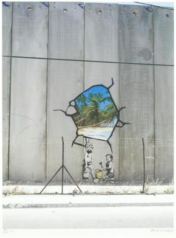 Palestine Photo (Boy with Spade) by Banksy