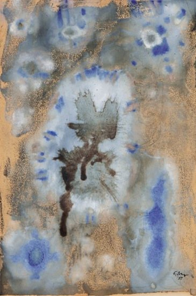 Cat in the Clouds by Mark Tobey