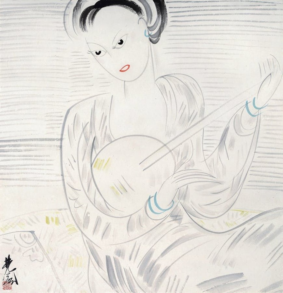 Lady by Lin Fengmian