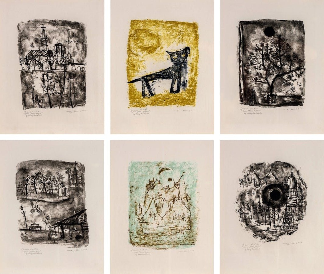 Harry Roskolenko, Paris Poems by Zao Wou-Ki