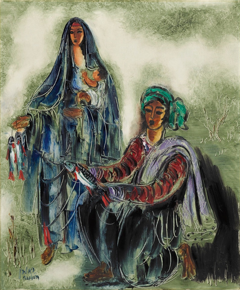 FISHERMAN'S FAMILY by Reuven Rubin
