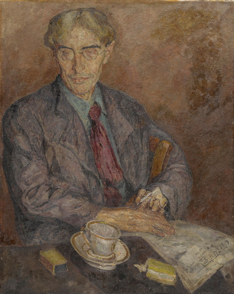 POTRAIT OF ROGER FRY by Mela Muter