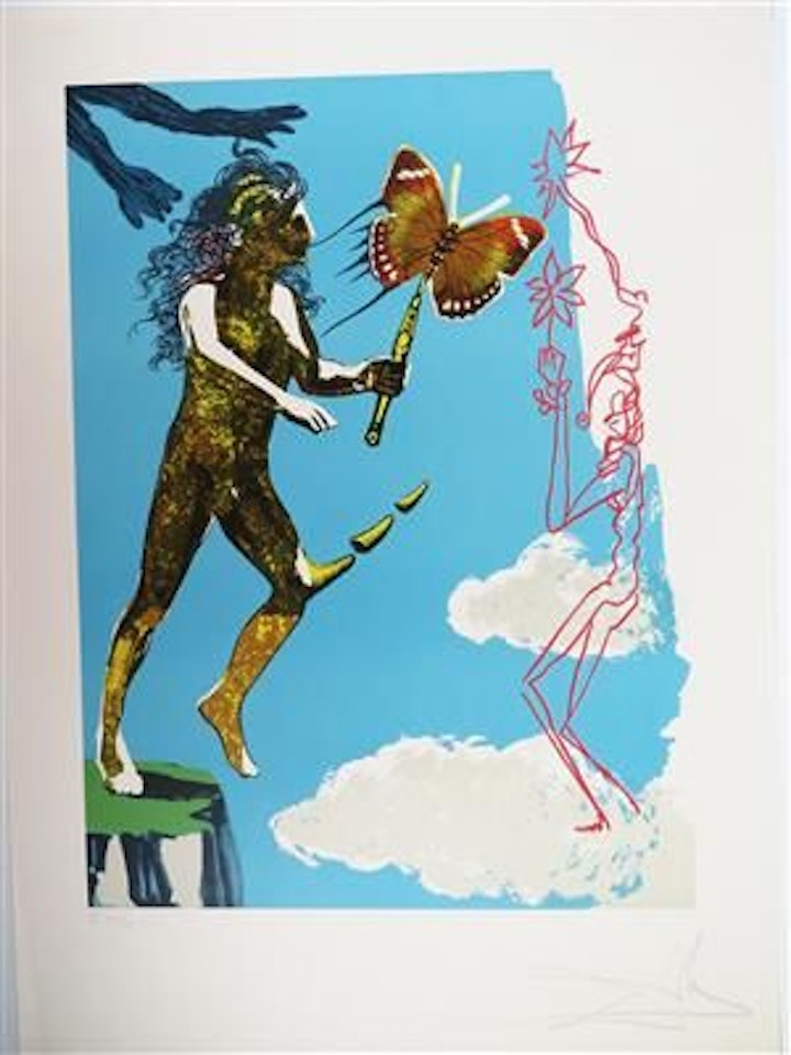 Release of the supernatural phenomenon by Salvador Dali
