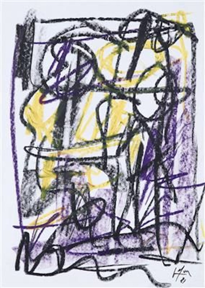 Untitled-C 19 by Emilio Vedova