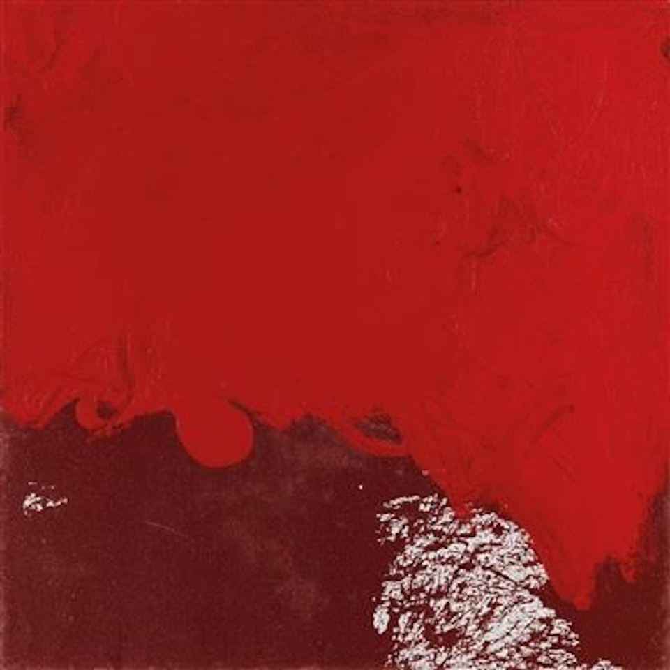 Splatter painting with impasto technique by Hermann Nitsch