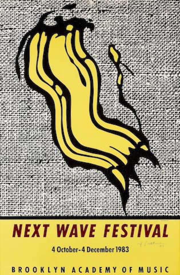 Next Wave Festival (Brooklyn Academy of Music Poster) by Roy Lichtenstein