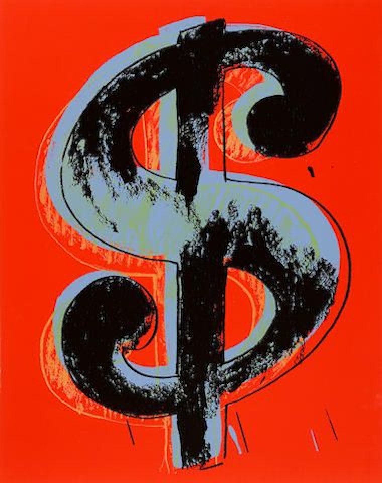 $$$$ Dollar Red $$$$ by After Andy Warhol