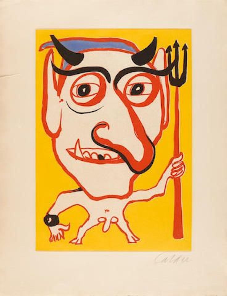 Portrait of Constantin Tacou by Alexander Calder