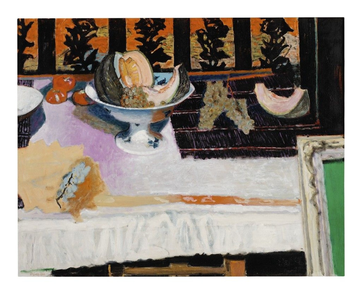 NATURE MORTE AU MELON by Maurice Brianchon