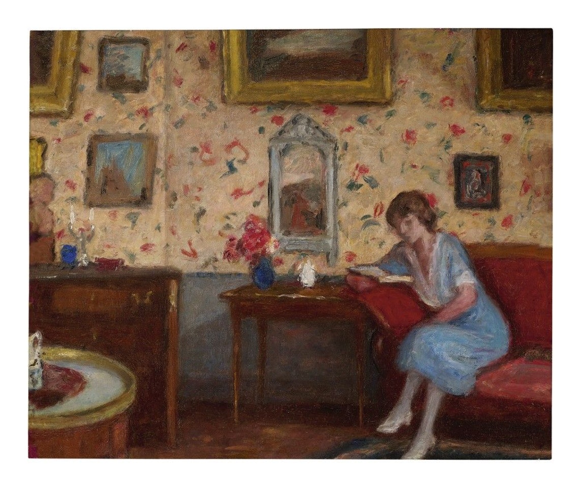 FEMME DANS UN INTÉRIEUR by Georges d’Espagnat