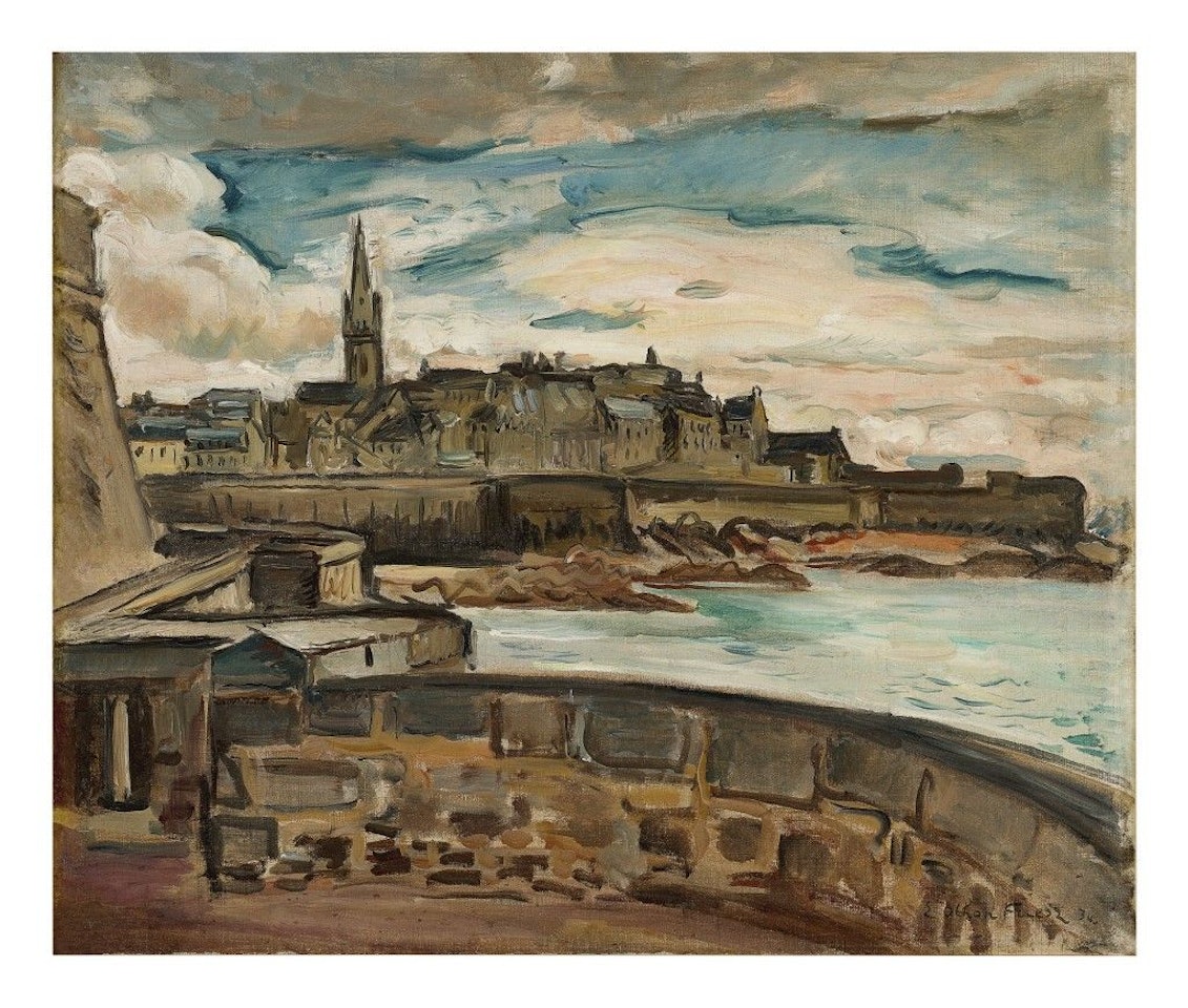 LE PORT, SAINT-MALO by Othon Friesz